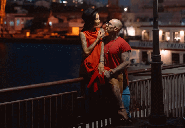 Par der nyder udsigten i Aalborg